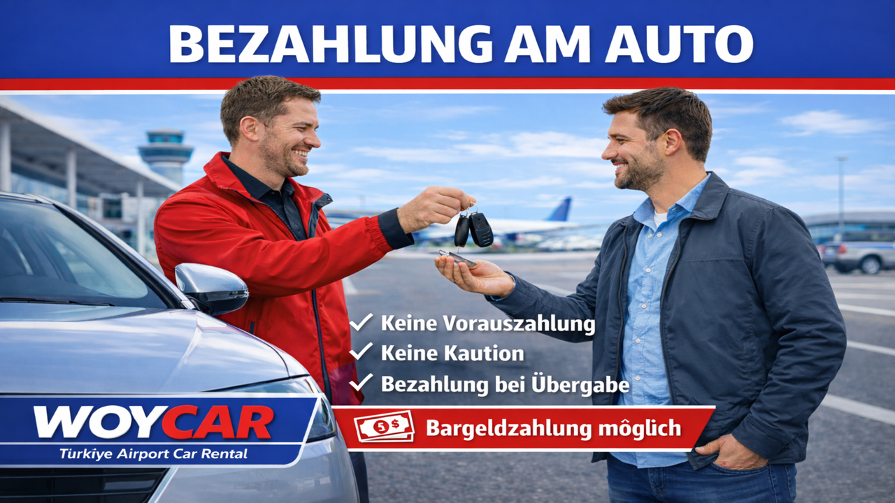 WOYCAR – Zahlung bei Fahrzeugübergabe